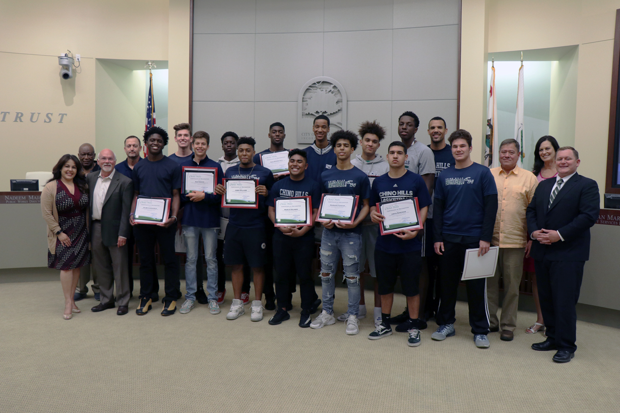 Chino Hills High School Boys Varsity Basketball Team